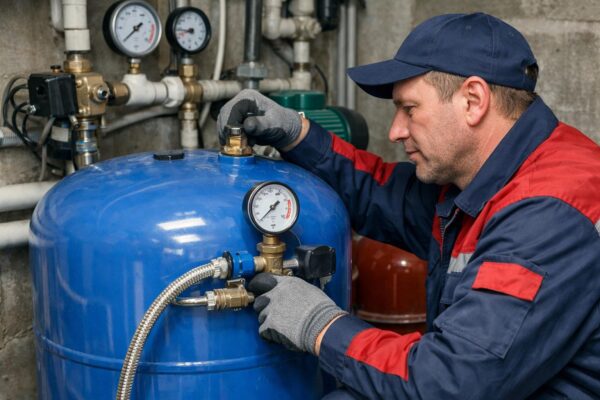 Обслуживание гидроаккумулятора водоснабжения в Яхроме