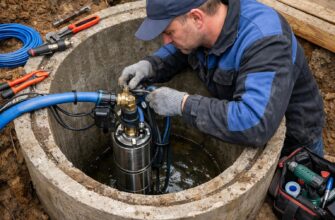 Яхрома: монтаж (установка) насоса в колодце частного водоснабжения