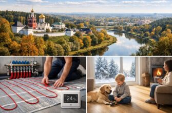 Звенигород: безопасность и экономичность тёплых полов