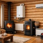 Отопление деревянного дачного дома в Звенигороде