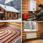 Отопление деревянного дачного дома в Звенигороде