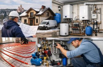 Отопление и водоснабжение в Звенигороде под ключ