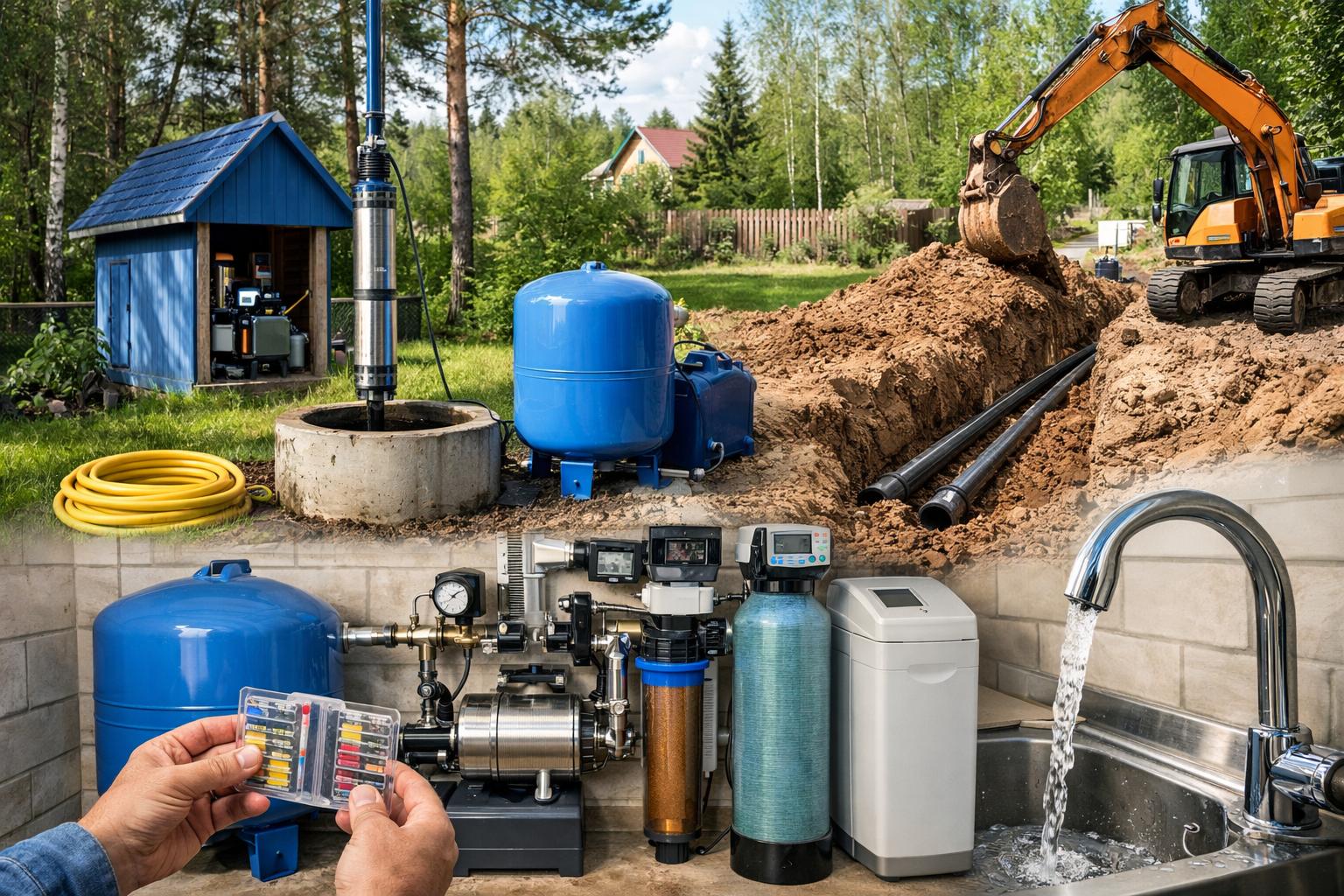 Особенности водоснабжения в Звенигороде: что учитывать при монтаже