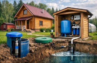 Автономный водопровод на даче в Звенигороде