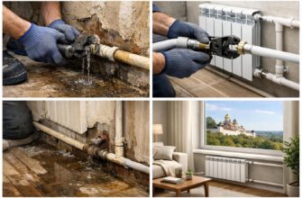 Замена металлопластиковых труб отопления в Звенигороде