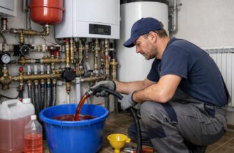 Замена теплоносителя в системе отопления в Звенигороде