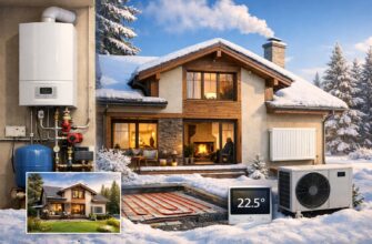 Автономное отопление дома в Звенигороде