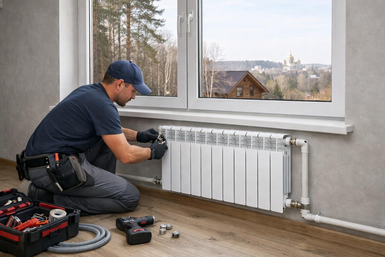 Профессиональная установка радиаторов в частном доме в Звенигороде — ваш комфорт под контролем