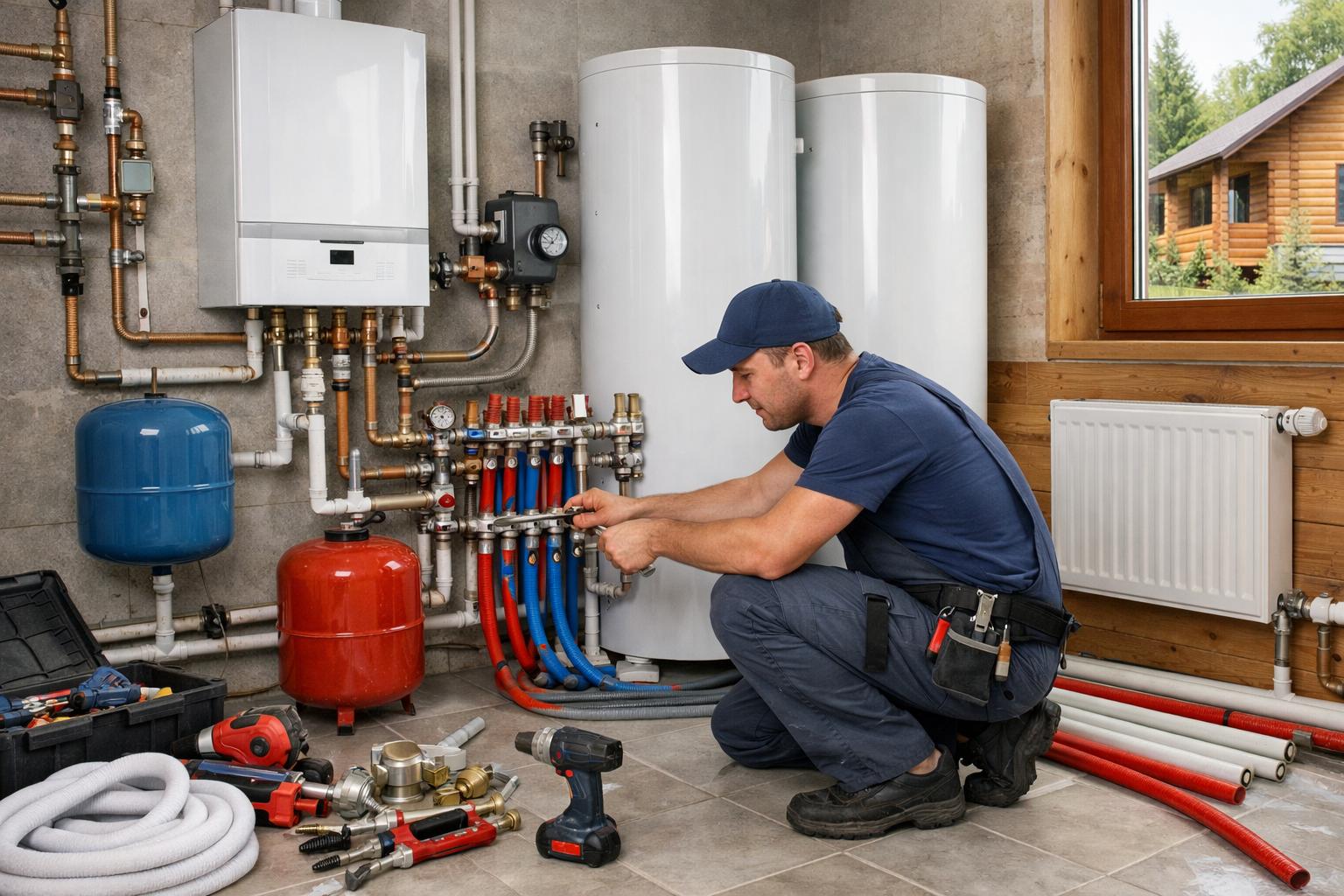 Лучший монтаж отопления в Звенигороде под ключ от