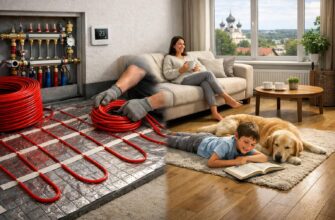 Стоимость тёплых полов в Звенигороде