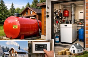 Дизельное отопление частного дома в Звенигороде