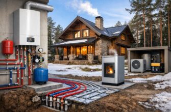 Отопление загородного дома в Звенигороде