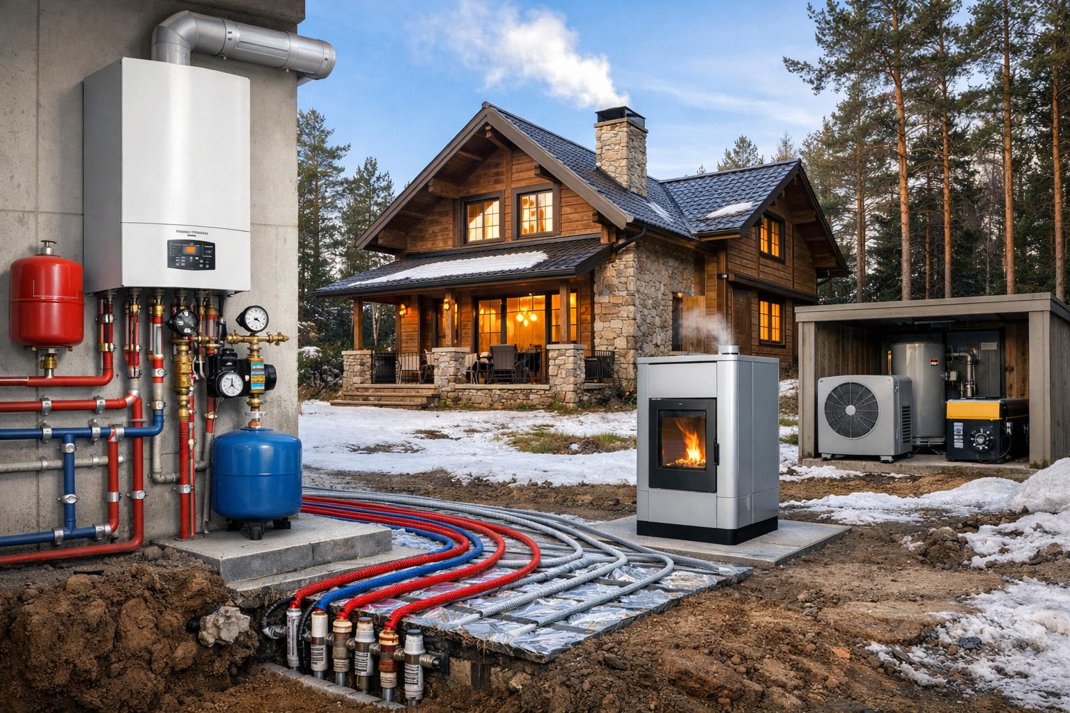 Быстрое решение: отопление загородного дома в Звенигороде с гарантией качества