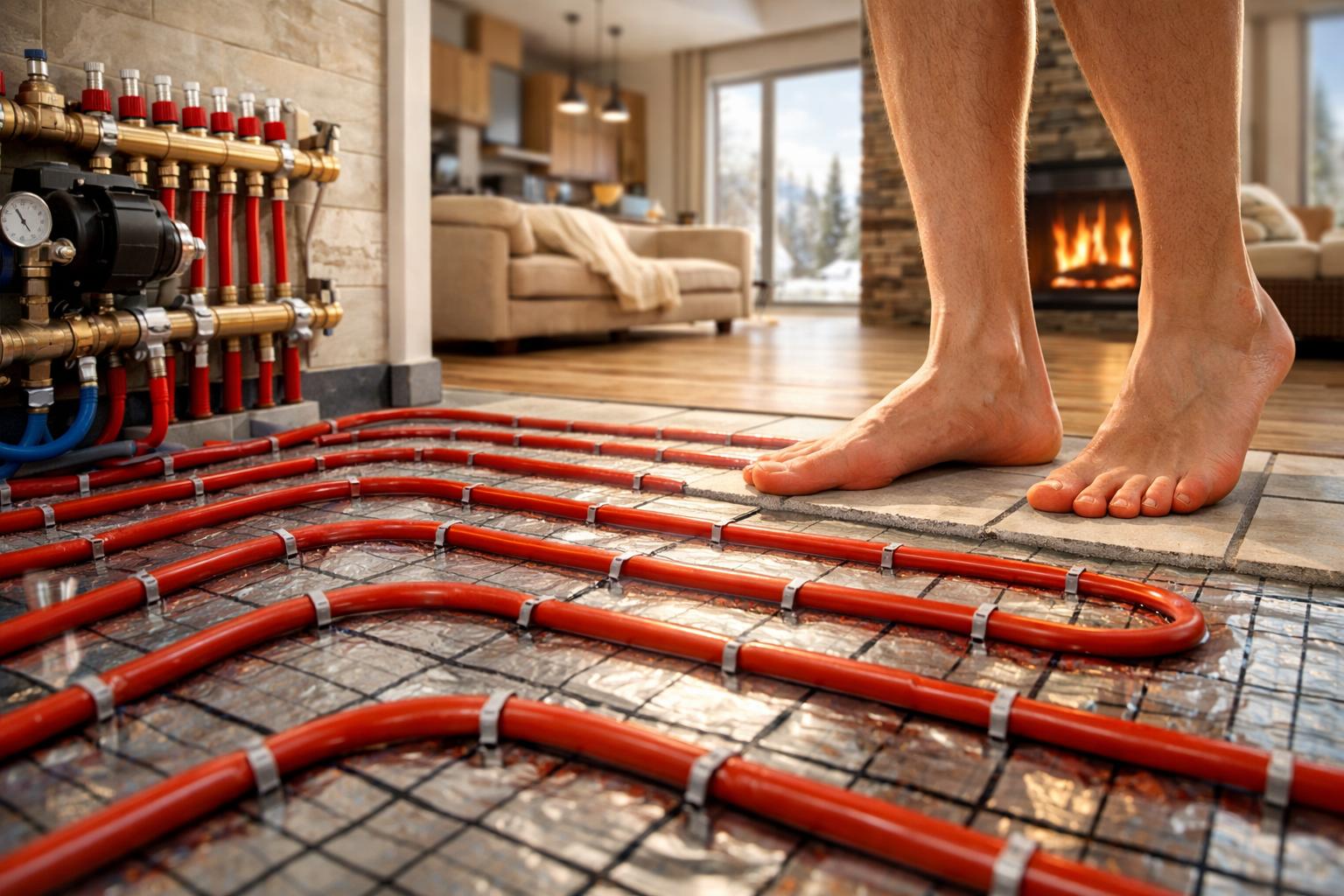 Тепло в каждом шаге — главные преимущества теплого водяного пола