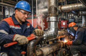 Ремонт труб в котельной Звенигорода