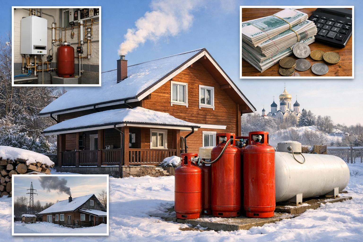 Баллонный газ в Звенигороде: когда это оптимальное решение для частного дома