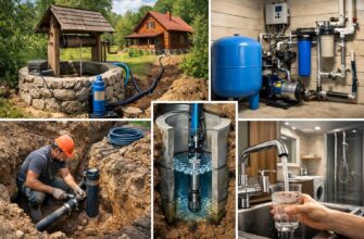 Водоснабжение дома из колодца в Звенигороде