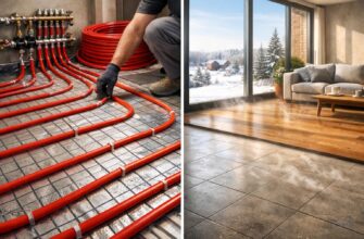 Отопление пола в Звенигороде