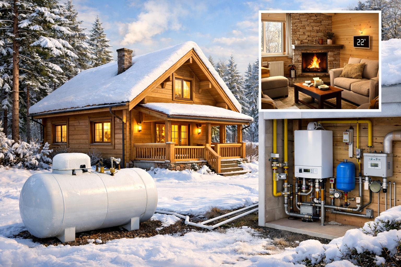 Газовое отопление дачи в Звенигороде — решения от