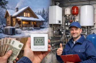 Отопление загородного дома в Звенигороде