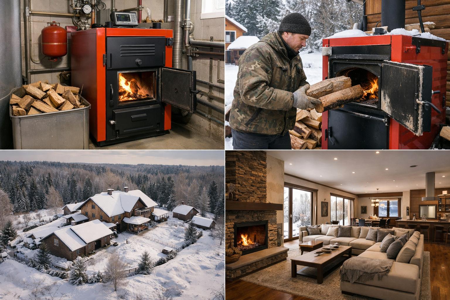 Реальные расчеты: какую площадь способен обогреть дровяной котел в Звенигороде