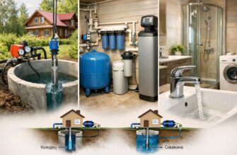 Водоснабжение частного дома в Звенигороде