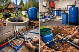 Монтаж водоснабжения частного дома в Звенигороде