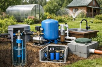 Водоснабжение дачного участка в Звенигороде