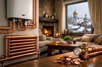 Медное отопление в Звенигороде