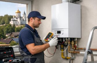 Установка настенного котла в Звенигороде