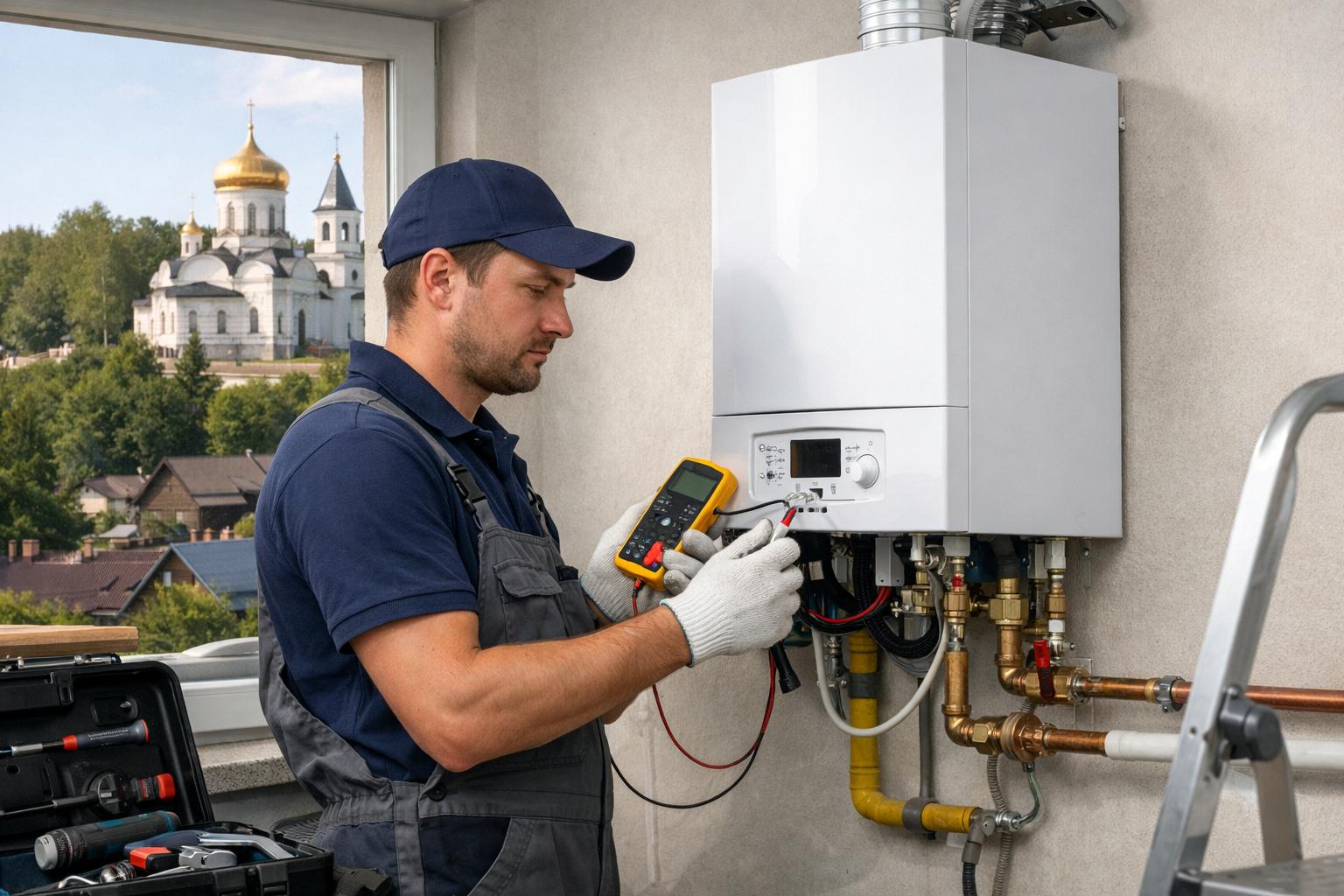 Быстрая установка настенных котлов в Звенигороде от