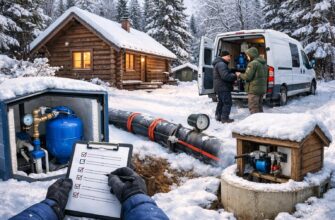 Зимнее дачное водоснабжение в Звенигороде