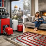 Теплые полы от котельной в Звенигороде