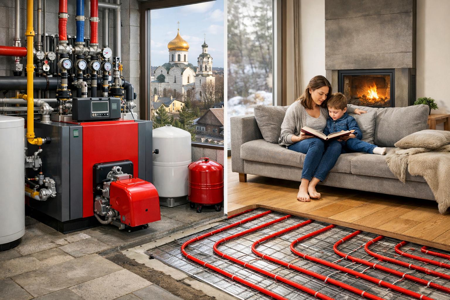 Теплые полы от котельной в Звенигороде — комфорт и экономия для вашего дома