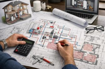 Монтаж отопления коттеджа в Звенигороде: начинаем с проекта