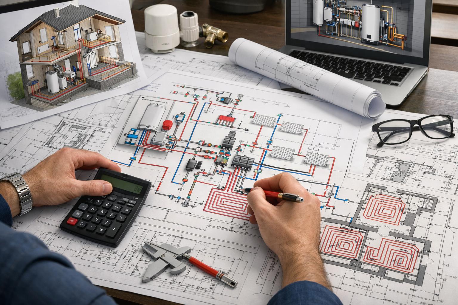 Профессиональный проект отопления коттеджа от Профессиональный проект отопления коттеджа от