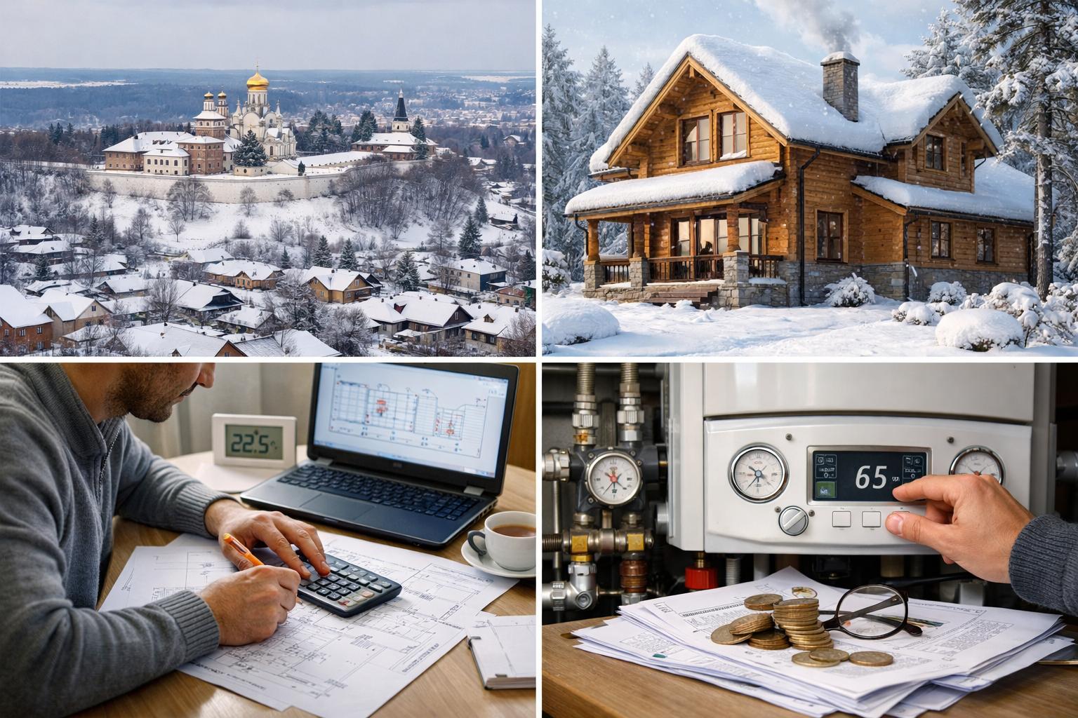 Почему важно правильно рассчитать отопление в Звенигороде: климат, особенности строений и экономия