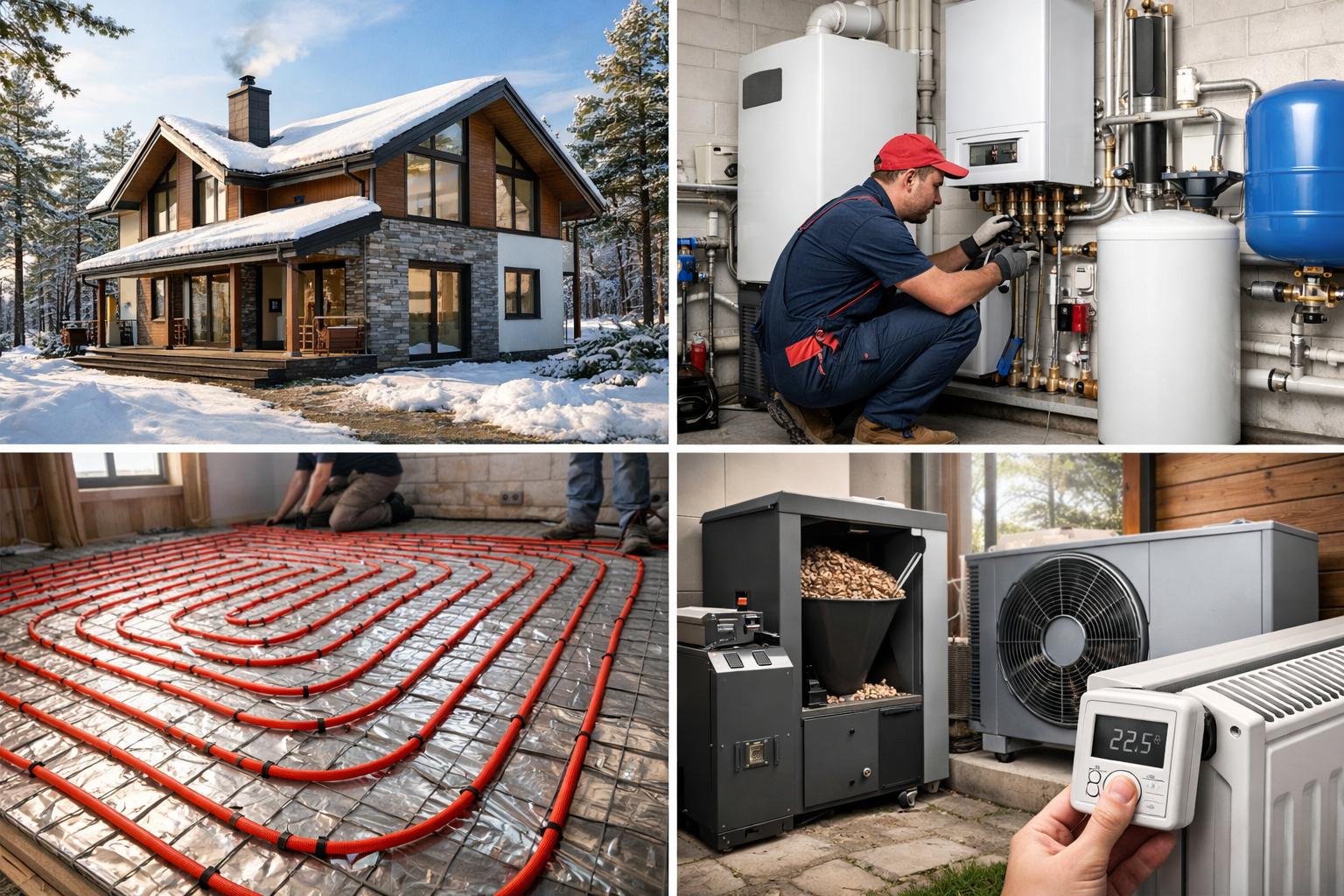 Выбор системы отопления для коттеджа в Звенигороде — советы экспертов