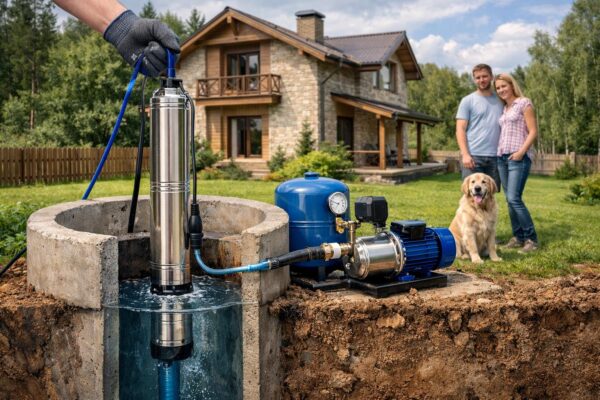 Водоснабжение частного дома в Звенигороде: выбор насоса