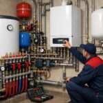 Стационарное отопление частного дома в Звенигороде