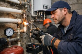 Ремонт труб отопления частного дома в Звенигороде