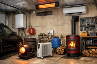 Отопление гаража в Звенигороде