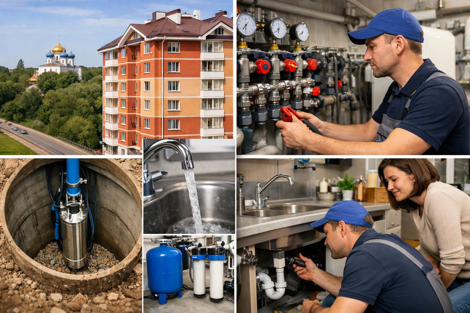 Почему водоснабжение жилого дома в Звенигороде требует профессионального подхода