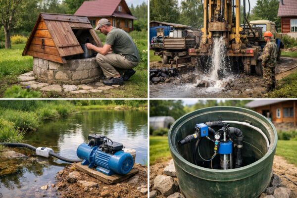 Водоснабжение участка в Звенигороде