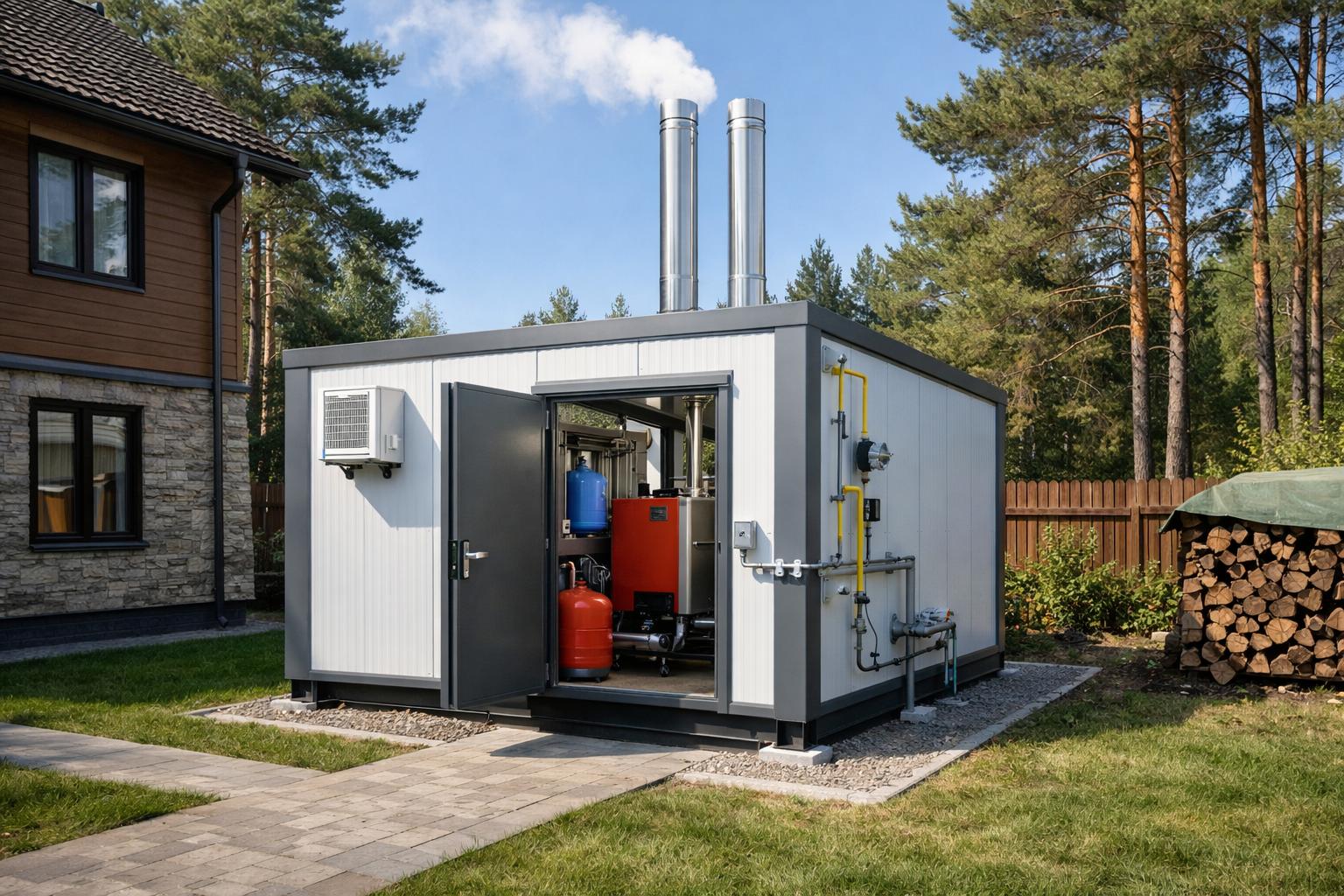 Модульная котельная — надежное тепло для вашего частного дома в Звенигороде