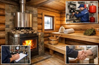 Отопление бани в Звенигороде