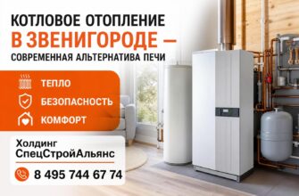Котловое отопление в Звенигороде