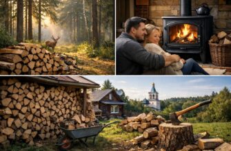 Дровяное отопление в Звенигороде