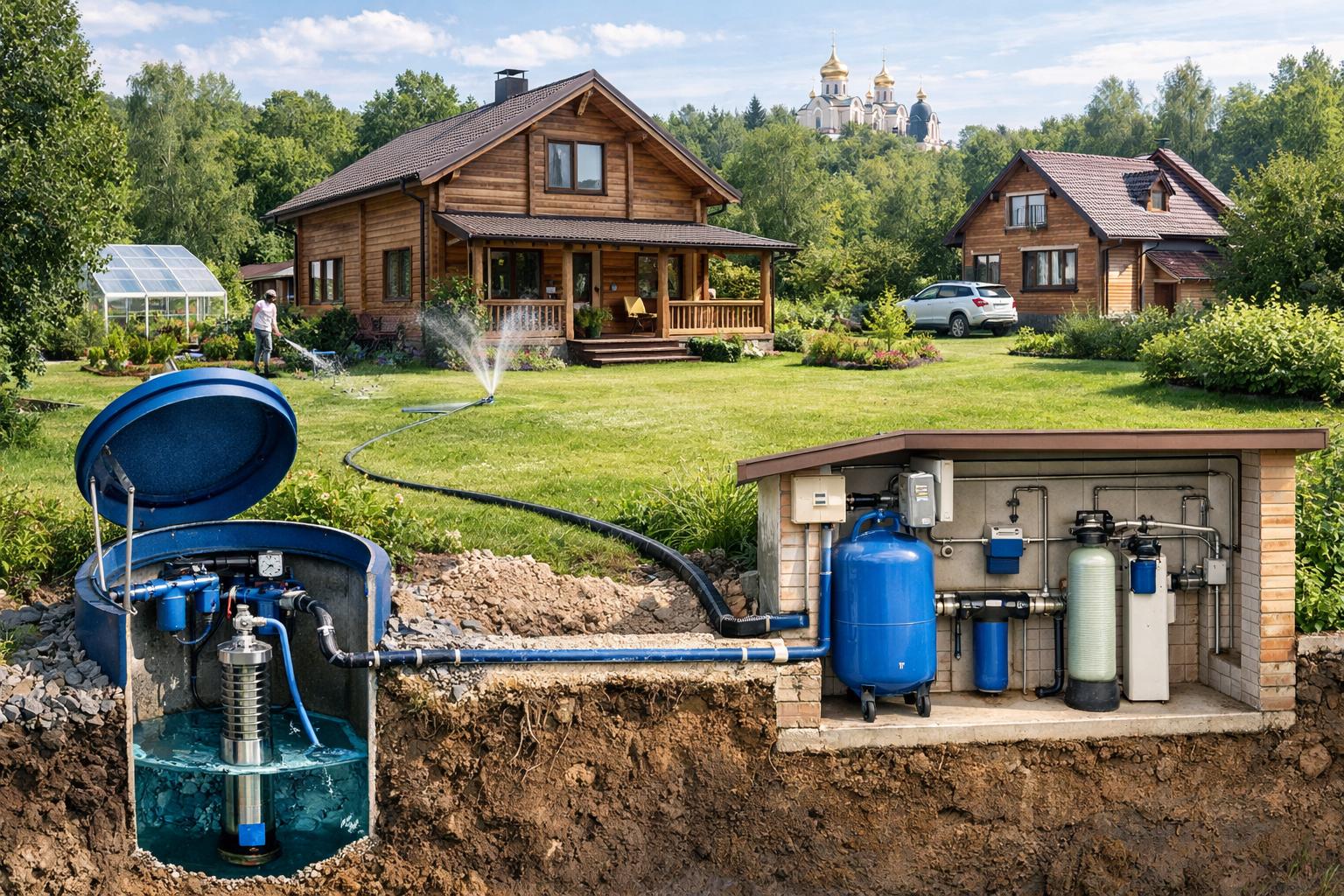 Звенигород: частное водоснабжение — необходимость для каждого дома Звенигород: частное водоснабжение — необходимость для каждого дома