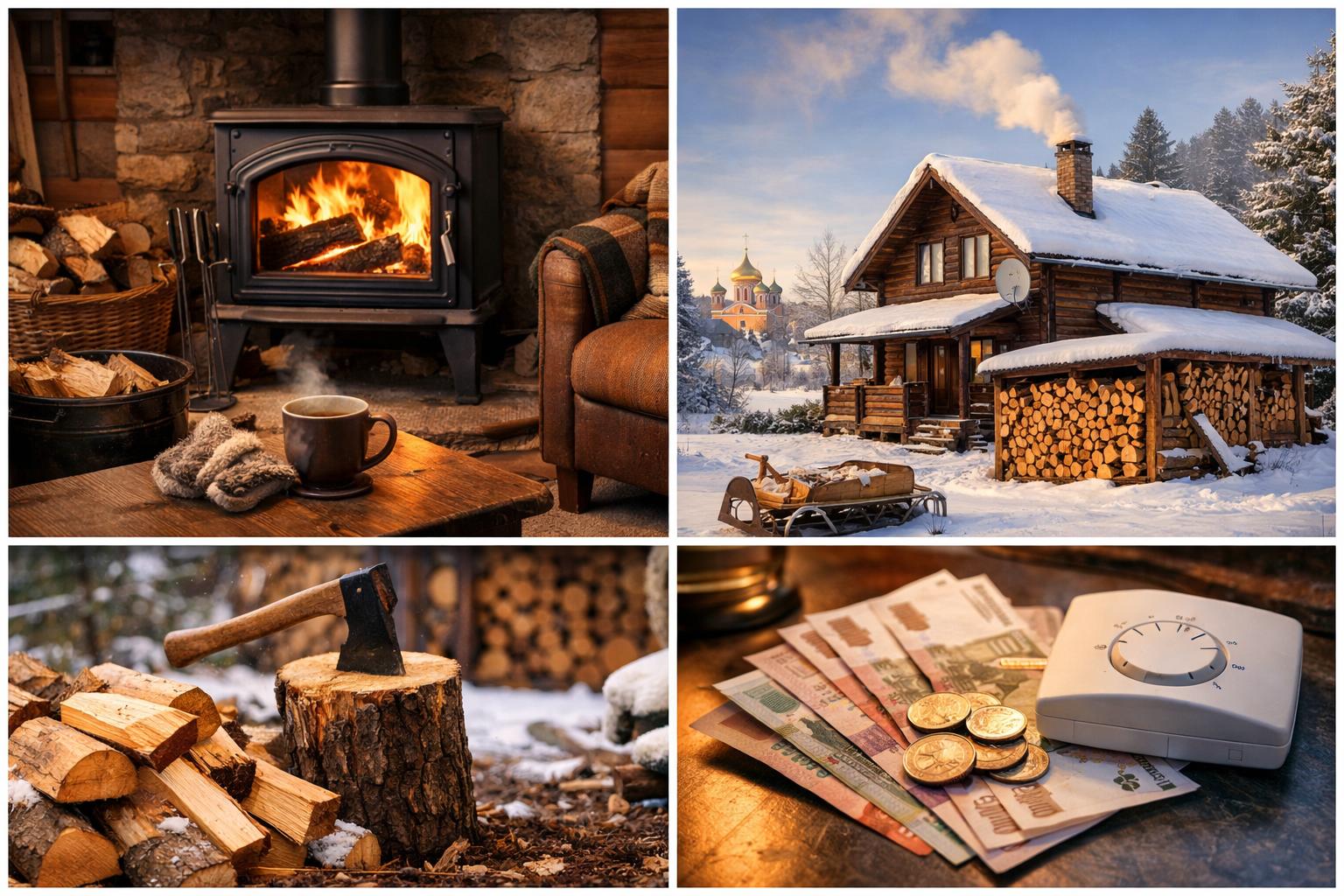 Почему дровяное отопление выгодно для домов в Звенигороде